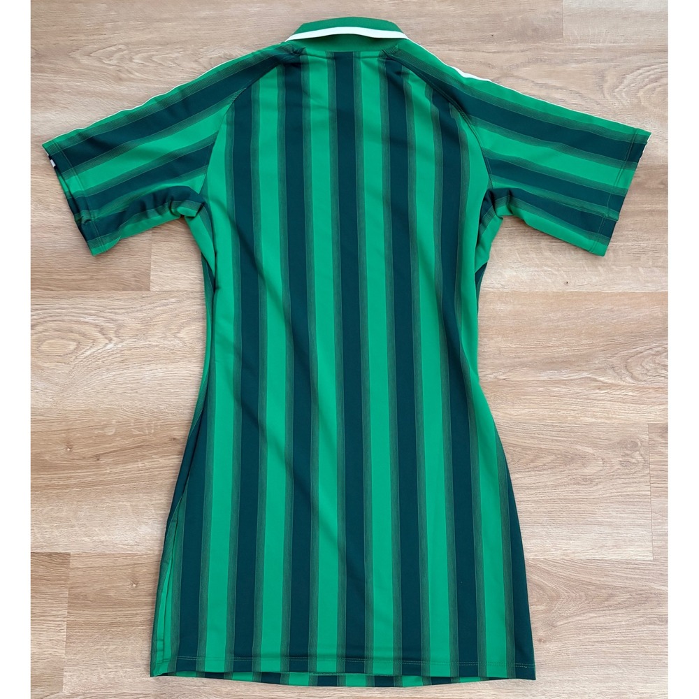 NWT Women's Adidas Originals Striped Footie (Soccer) Dress - Medium - Green - Picture 6 of 8